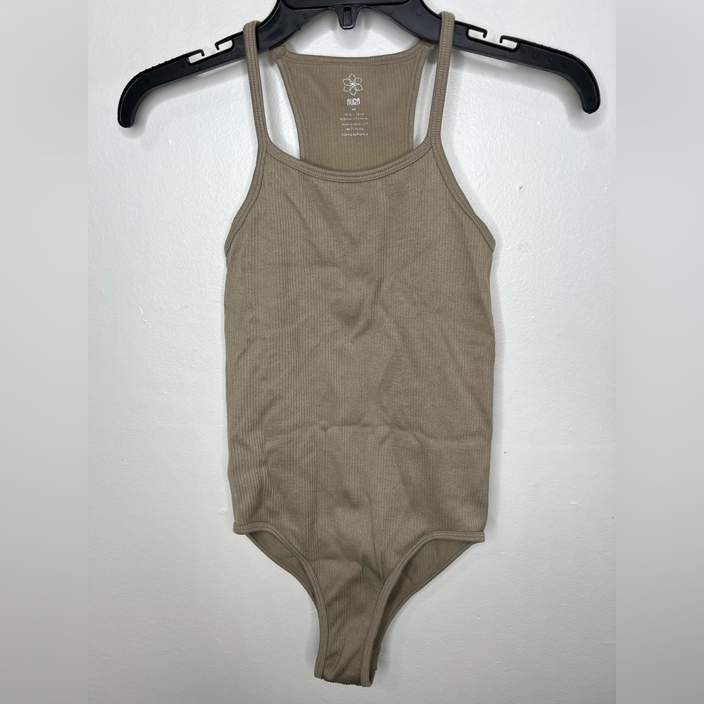 Aura Ribbed Racerback Bodysuit
